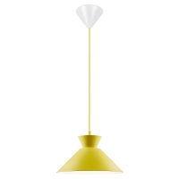 kinkiecik.pl Metalowa lampa wisząca Dial 25 - Nordlux, żółty 2213333026